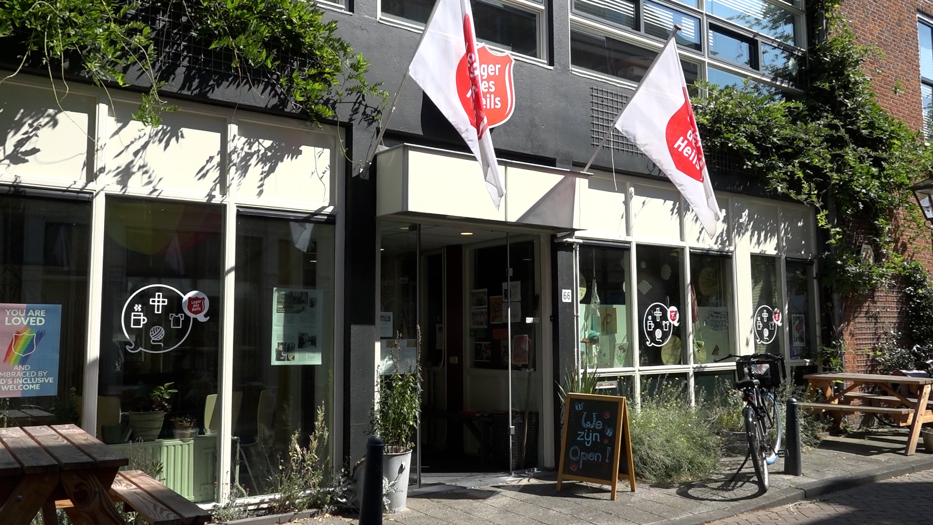 De locatie aan de Groensteeg