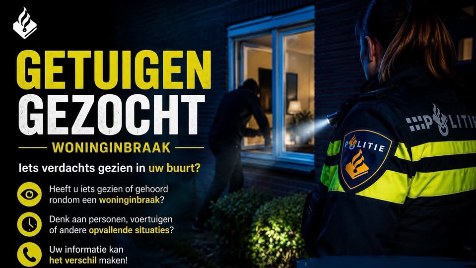 Getuigen gezocht na woninginbraak in Wassenaar