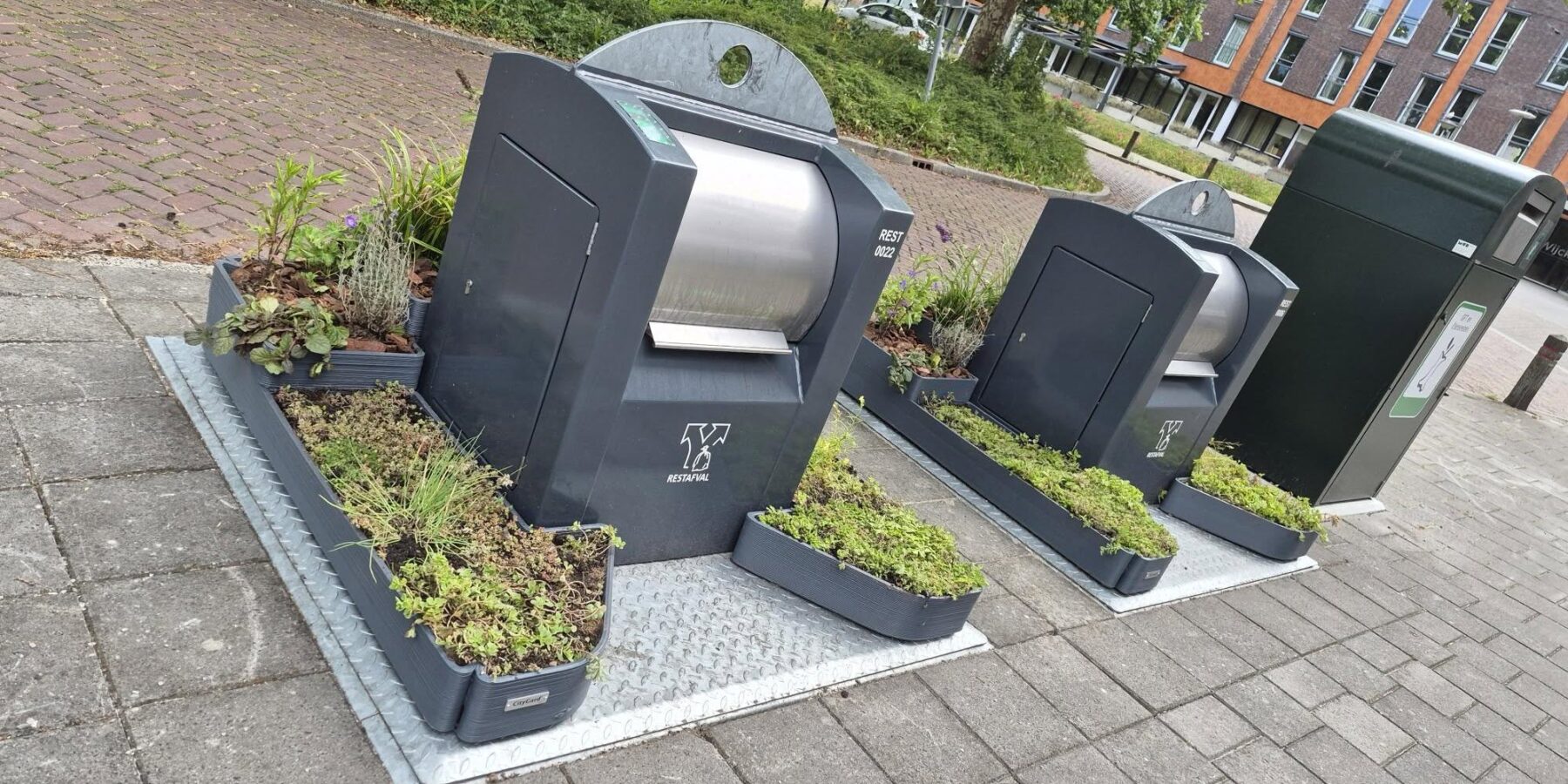 Containertuintjes in Oegstgeest