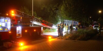 Brandweer helpt politie bij zoektocht naar inbreker