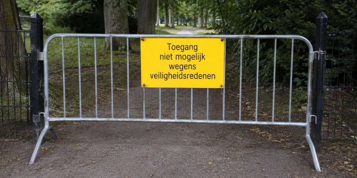 Gemeente zet gebied bij Openluchttheater Leidse Hout af: 'Onveilig'