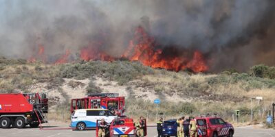 Grote duinbrand in Wassenaar: alle eenheden opgeroepen