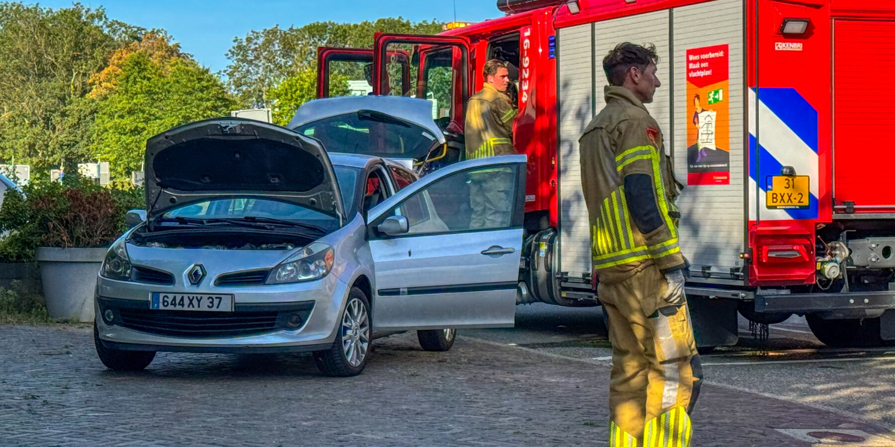 Autobrand blijkt technisch mankement aan voertuig