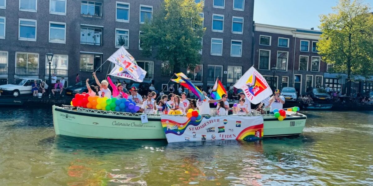 Gemiva en Raamwerk varen voor het eerst samen mee met Pride Leiden