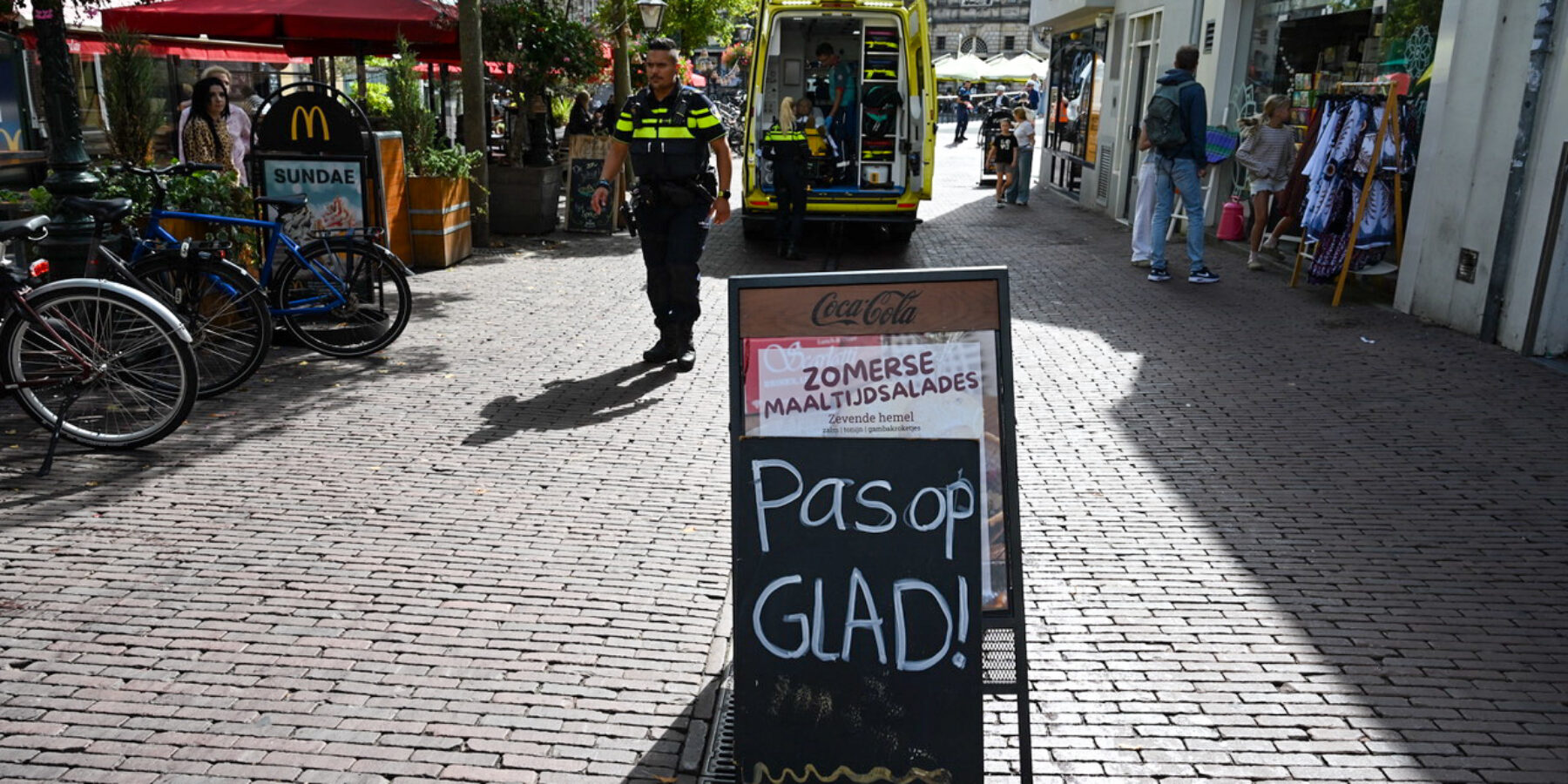 Zeker elf mensen uitgegleden