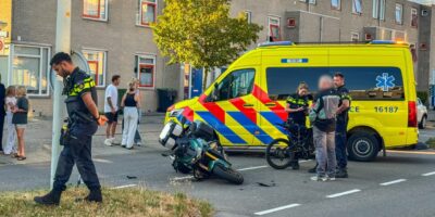 Jongen gewond bij botsing motor en dirtbike