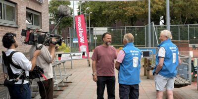 Rtl maakt opnames in Leiderdorp bij clubhuis de derde helft