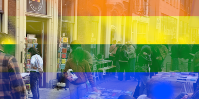 Queer Boekenmarkt tijdens Pride Leiden