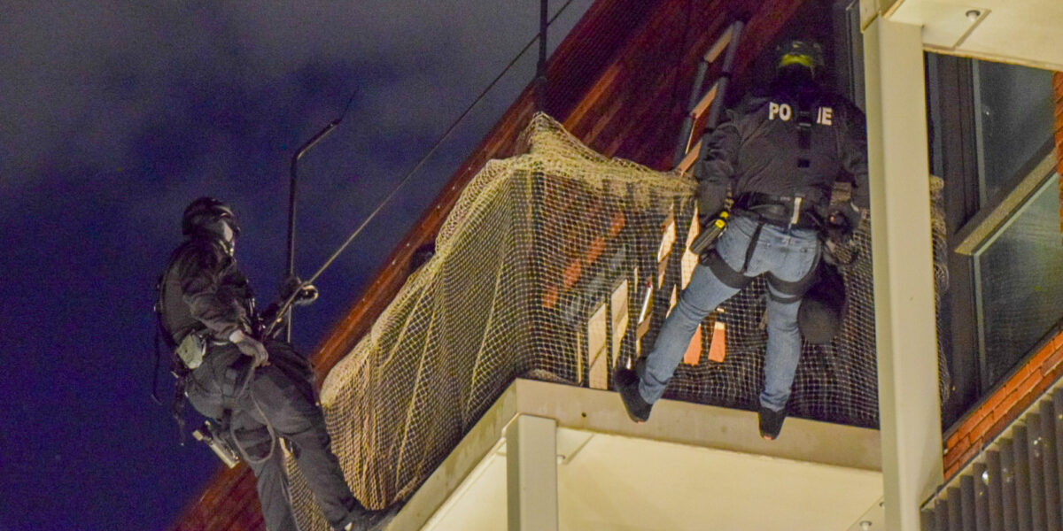 Arrestatieteam ingezet aan Julianakade Leiden