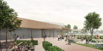 Impressie nieuw sportcentrum Voorschoten