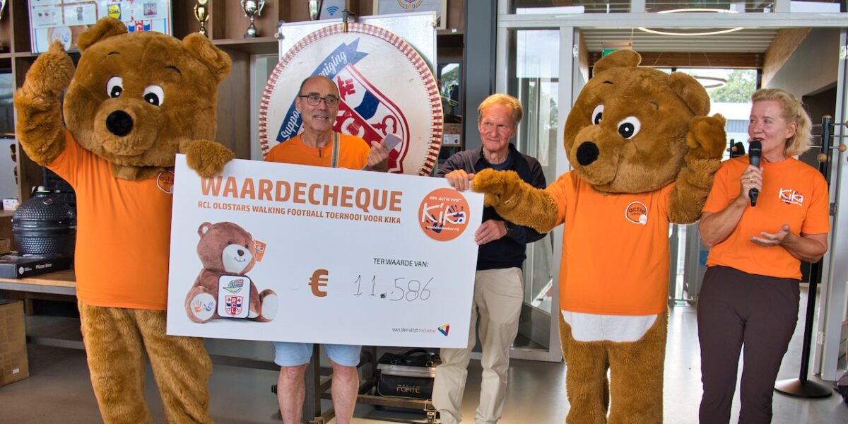 11.586 euro voor Kika na voetbaltoernooi