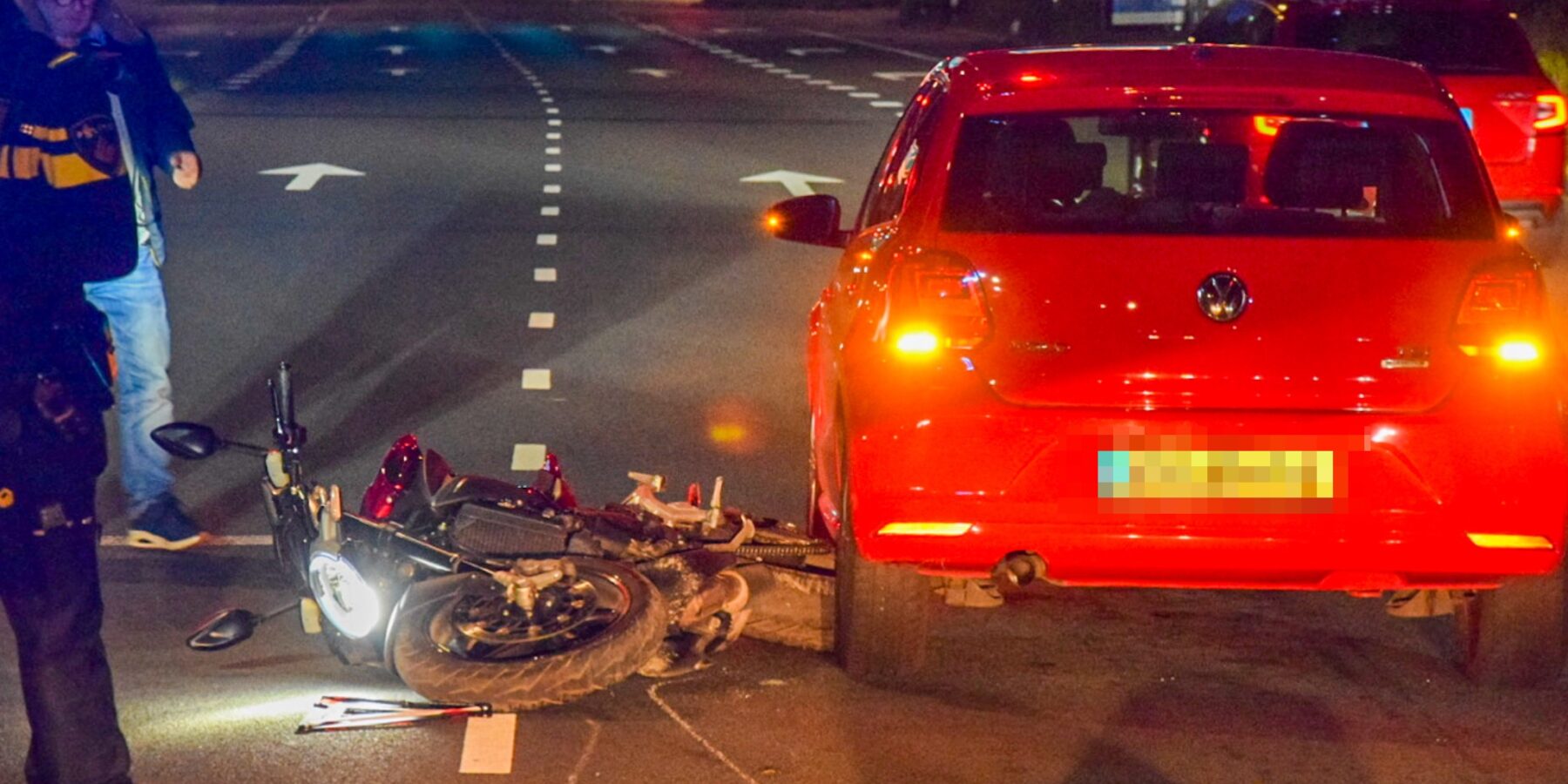 Motorrijder gewond bij val op Willem de Zwijgerlaan