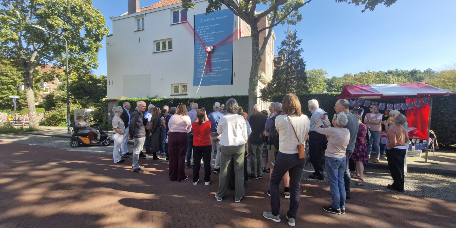 Onthulling muurschildering Vogelwijk.