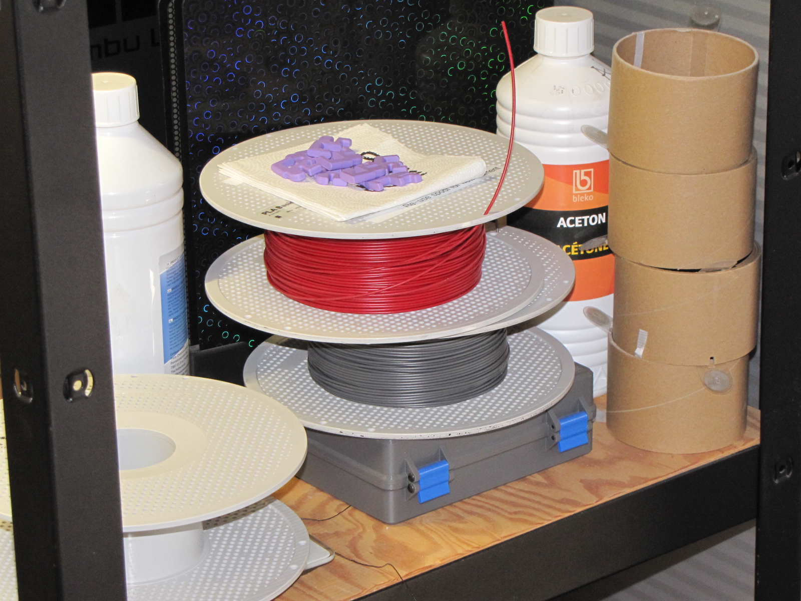 Filament voor 3D-printen. (Foto: Centraal+ / Paul Aalbers)