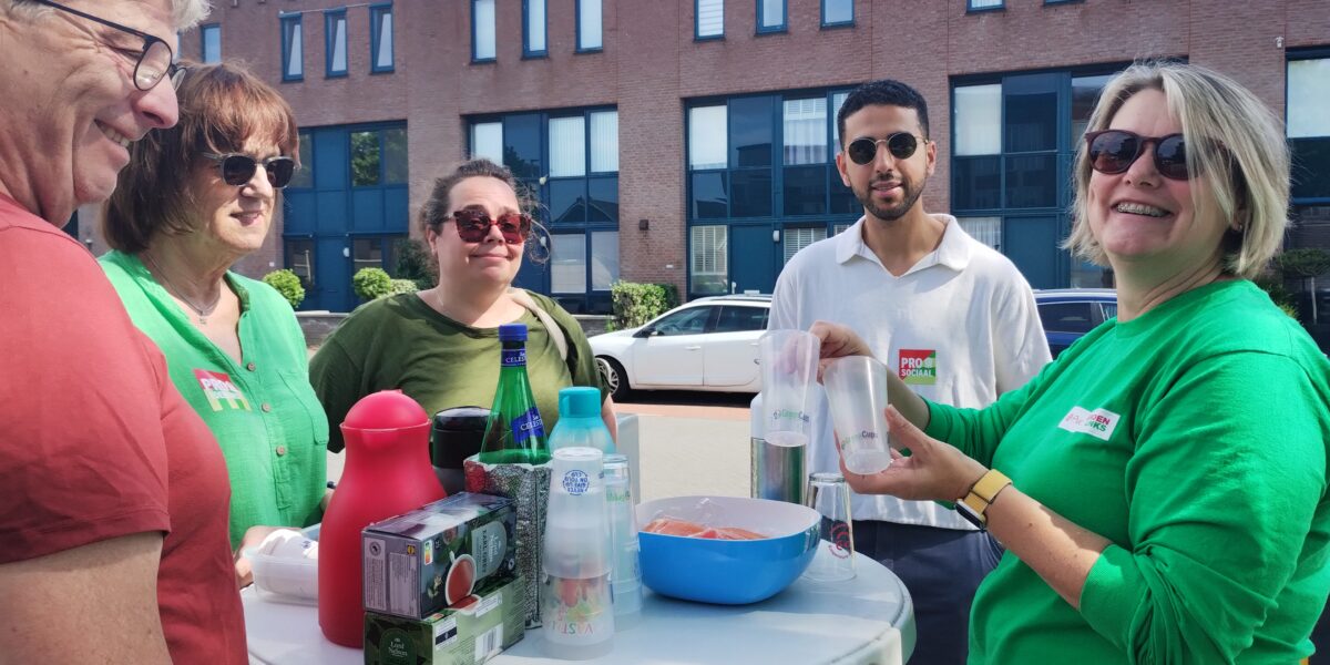 PRO prikt en praat op de Jaarmarkt Leiderdorp