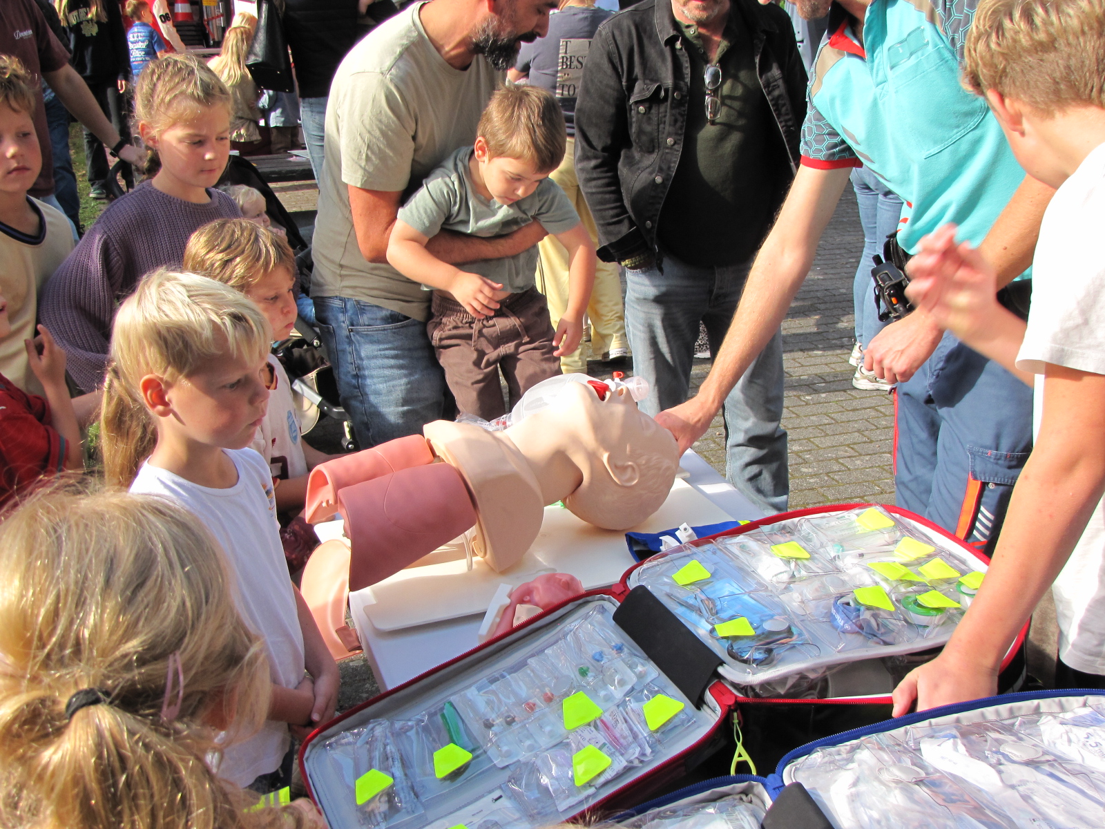 Hoe gaat dat nou, beademen? (Foto: Centraal+ / Paul Aalbers)