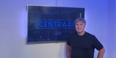 René Bogaard in de studio van Centraal+