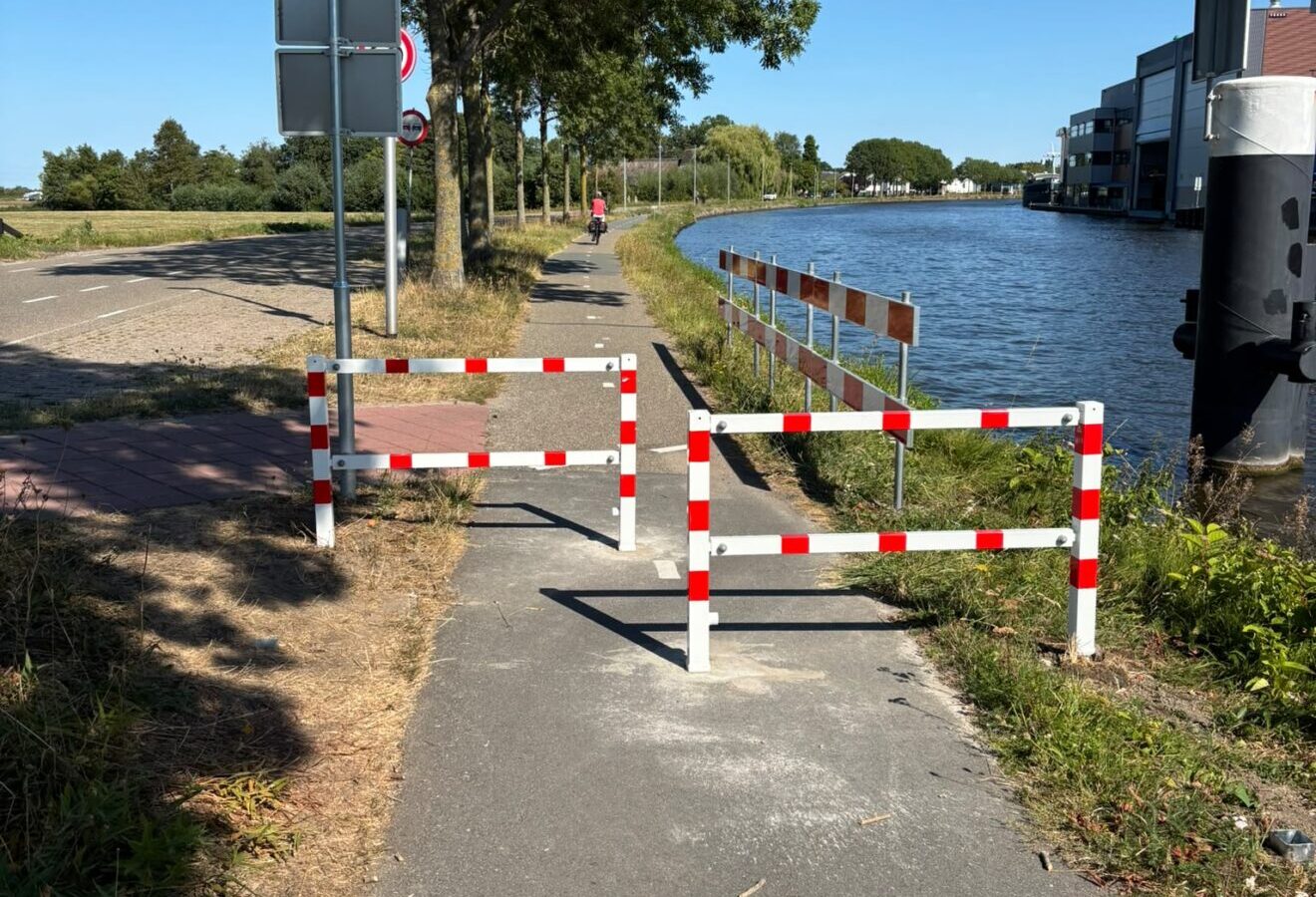 slingerhekken jaagpad leiderdorp weg