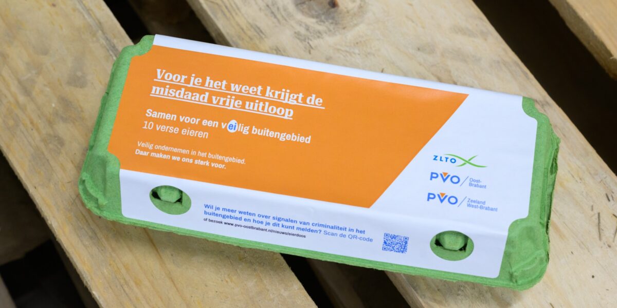 Politie en handhavers delen chocolade-eieren uit in buitengebied