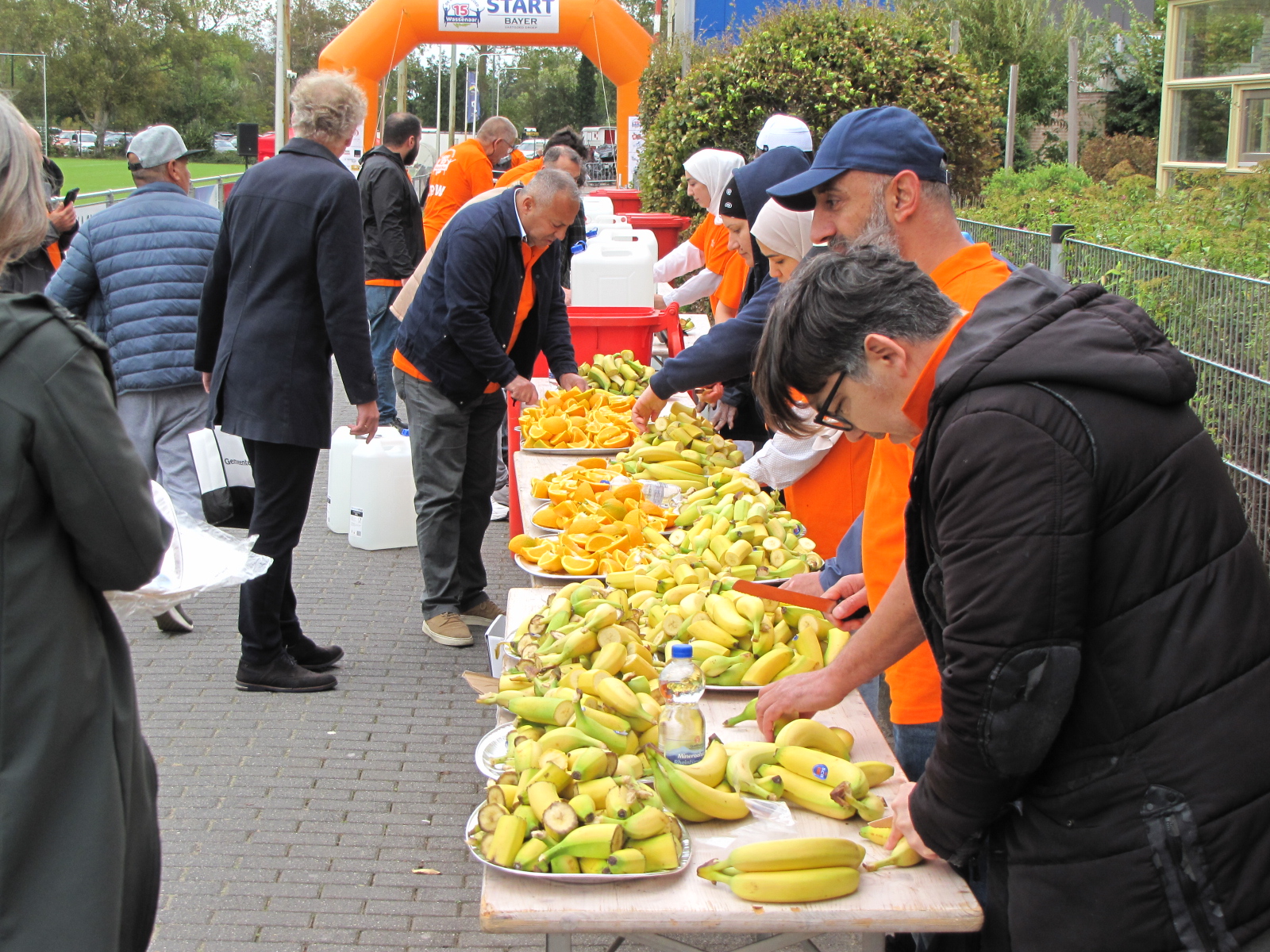 Fruit voor na het lopen. (Foto: Centraal+ / Paul Aalbers)