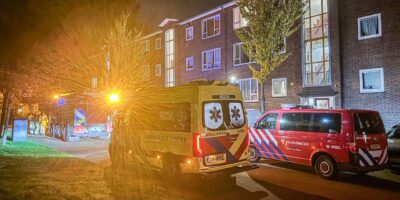 Hulpdiensten voor de woning aan de Charlotte de Bourbonhof in Leiden.