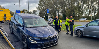 Aanrijding op de N206