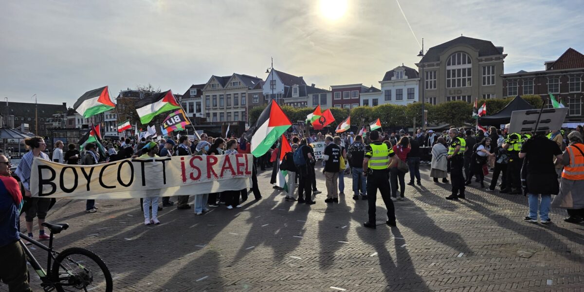 Protesten in onder meer Leiden tijdens actieweek voor Palestina