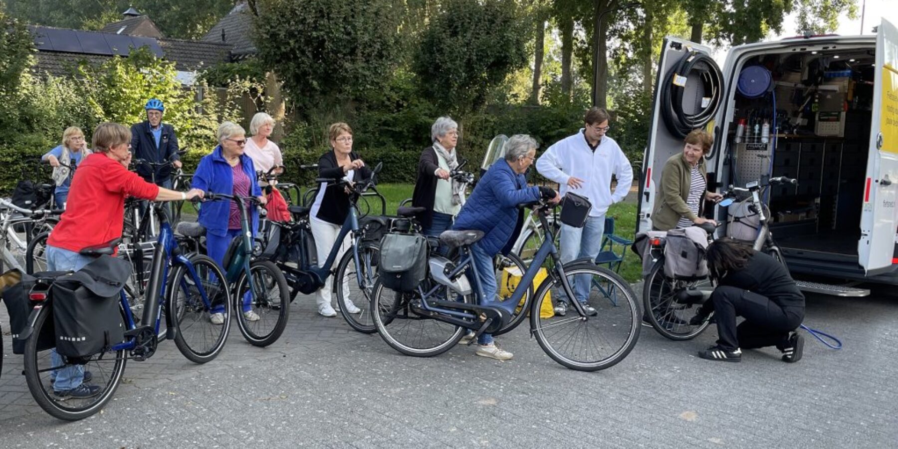 Doortrappen naar Voorschoten fietsloket